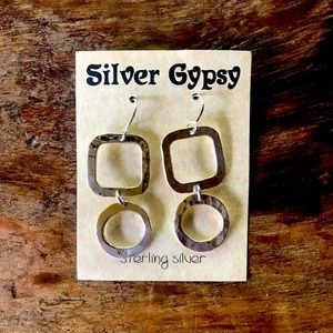 Sterling Silver Earrings marked .925. Silver Gypsy.
